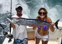 'Wahoo caught on a fishing charter aboard Old Hat.