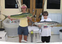 A Deep Sea Fishing Charter aboard "Old Hat" is fun for the whole family