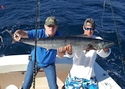 Another Wahoo caught deep sea fishing aboard Old Hat.